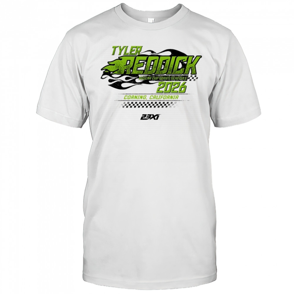 Tyler Reddick Checkered Flag NASCAR Cup Series Schedule 2026 shirt
