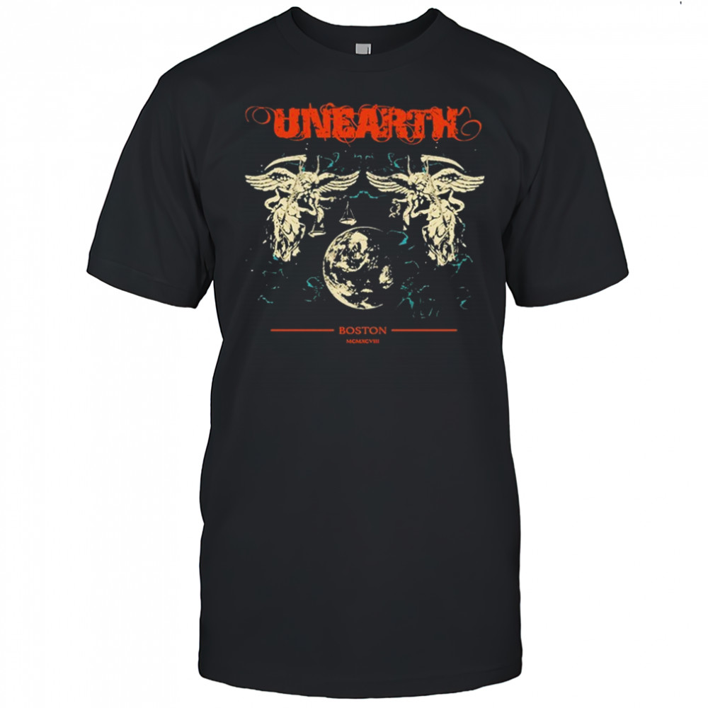 Unearth Boston Spring Tour 2025 Dates T-Shirt