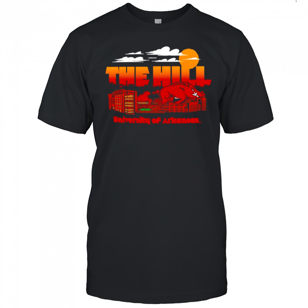 University of Arkansas Razorbacks the hill local graphic shirt