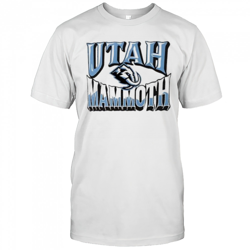 Utah Mammoth logo style trend shirt