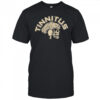 Veteran with a sign tinnitus skull shirt