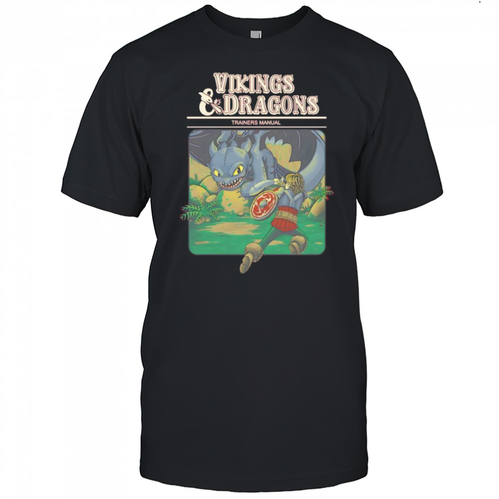 Vikings and dragons trainers manual shirt