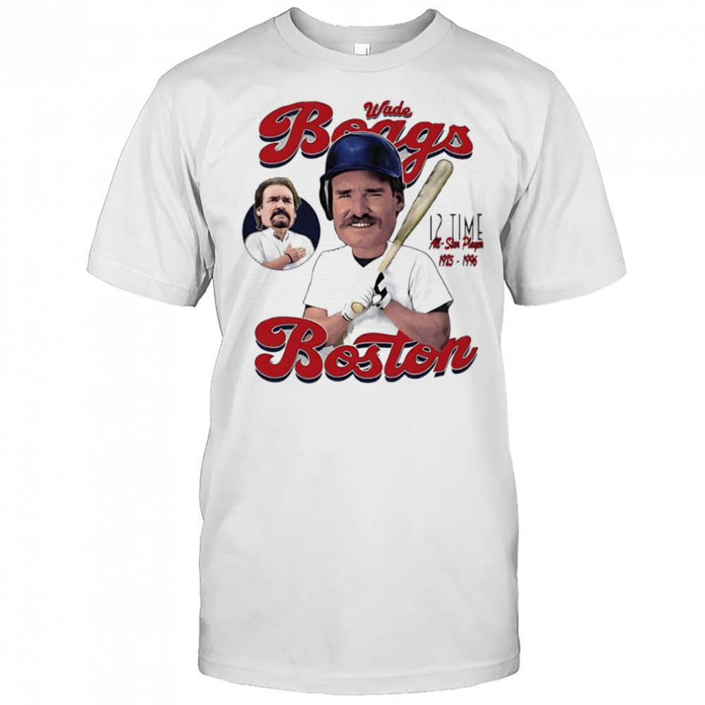 Wade Boggs Boston Comic 12 time all star player shirt