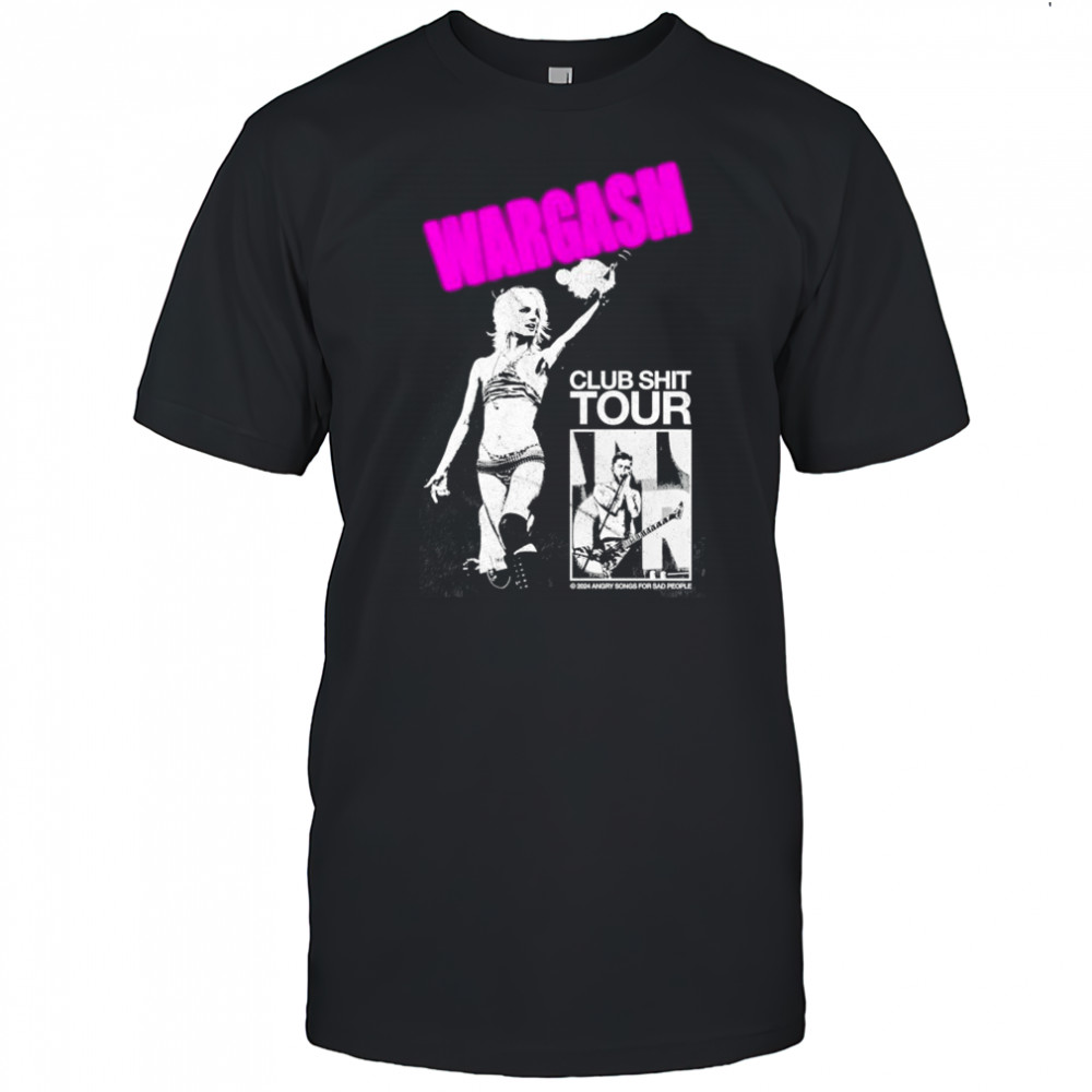 Wargasm The Club Shit Tour 2024 T-shirt