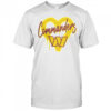 Washington Commanders Football Spray Heart T-Shirt