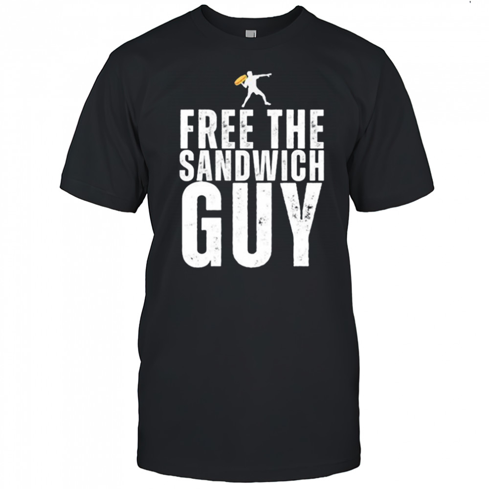 Washington DC Sandwich Thrower Banksy Inspired Free the sandwich guy anti-Trump shirt