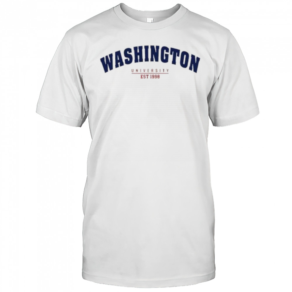 Washington University Est 1998 shirt