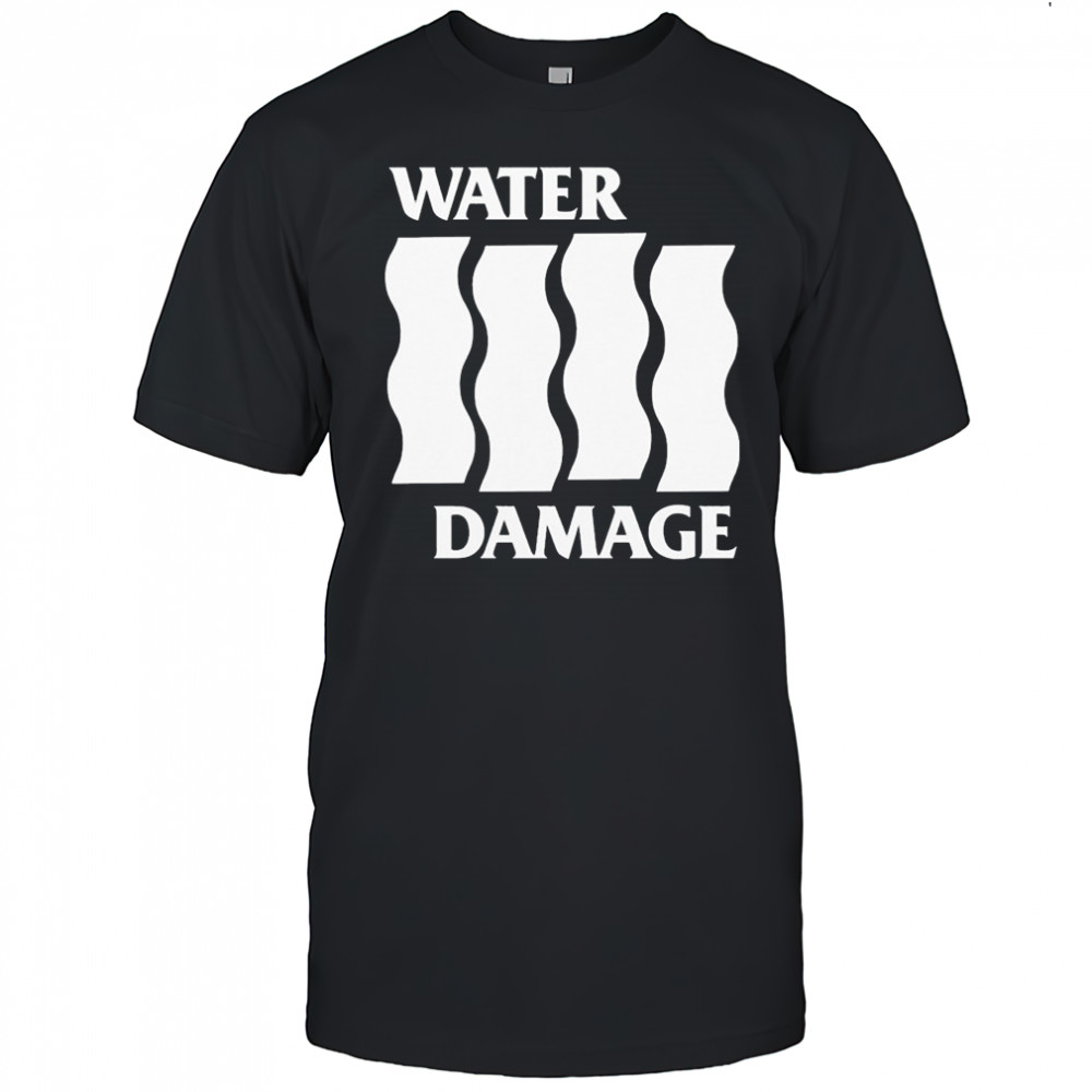 Water Damage Flowing Water T-shirt