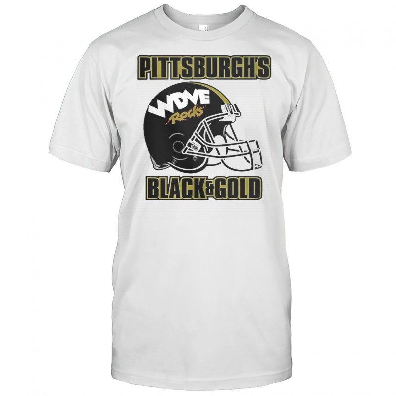 WDVE Pittsburgh Black And Gold T-Shirt