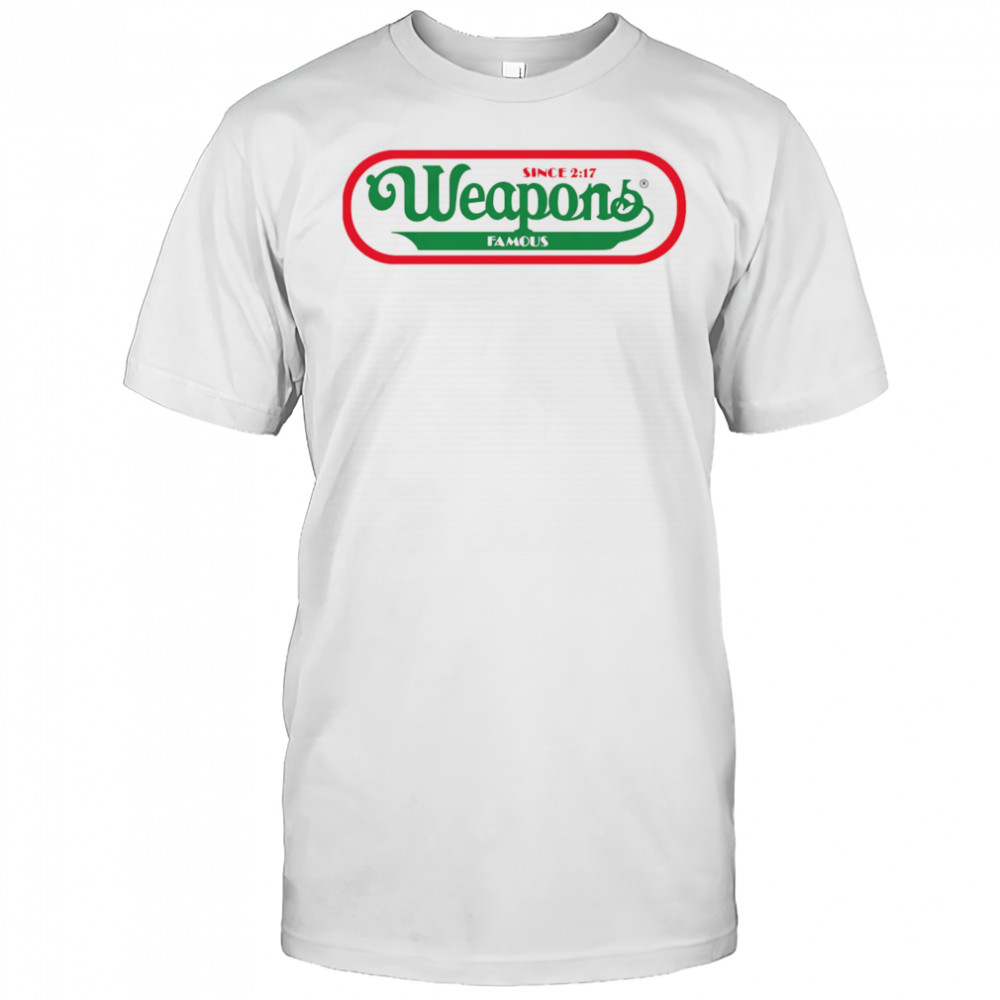 Weapons Famous hot dogs shirt