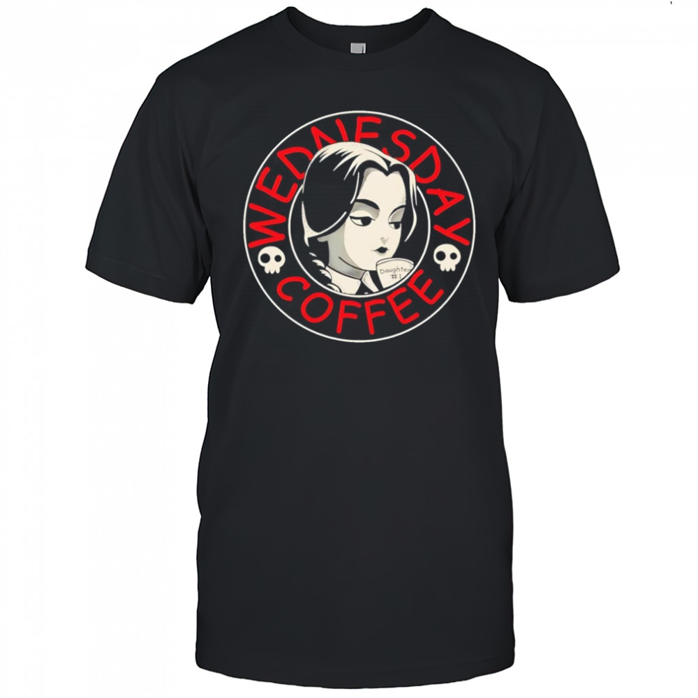 Wednesday Addams Coffee shirt
