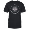 Wednesday nightshade society gothic skull moon phases horror graphic shirt