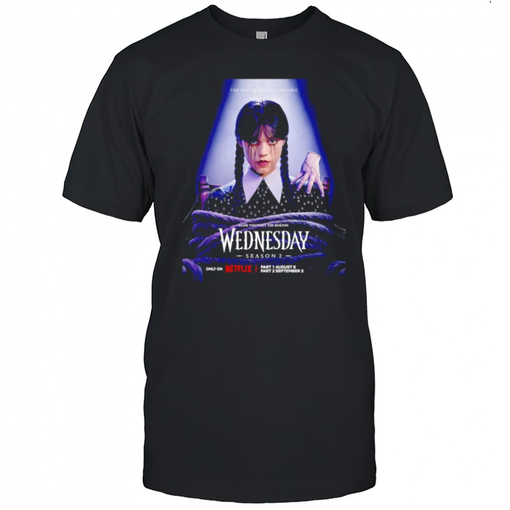 Wednesday Season 2 poster shirt