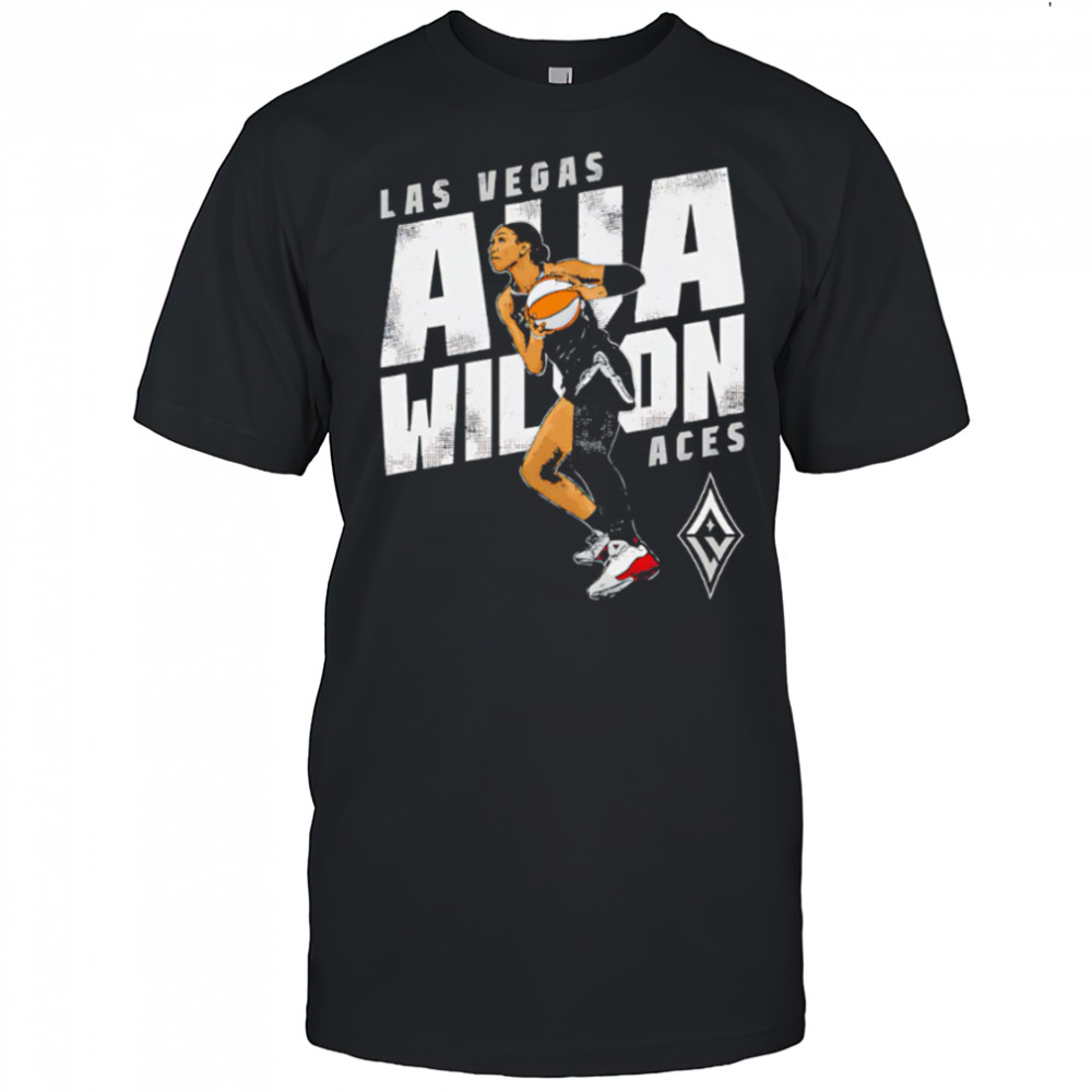 WNBA A’ja Wilson Las Vegas Aces Slant shirt