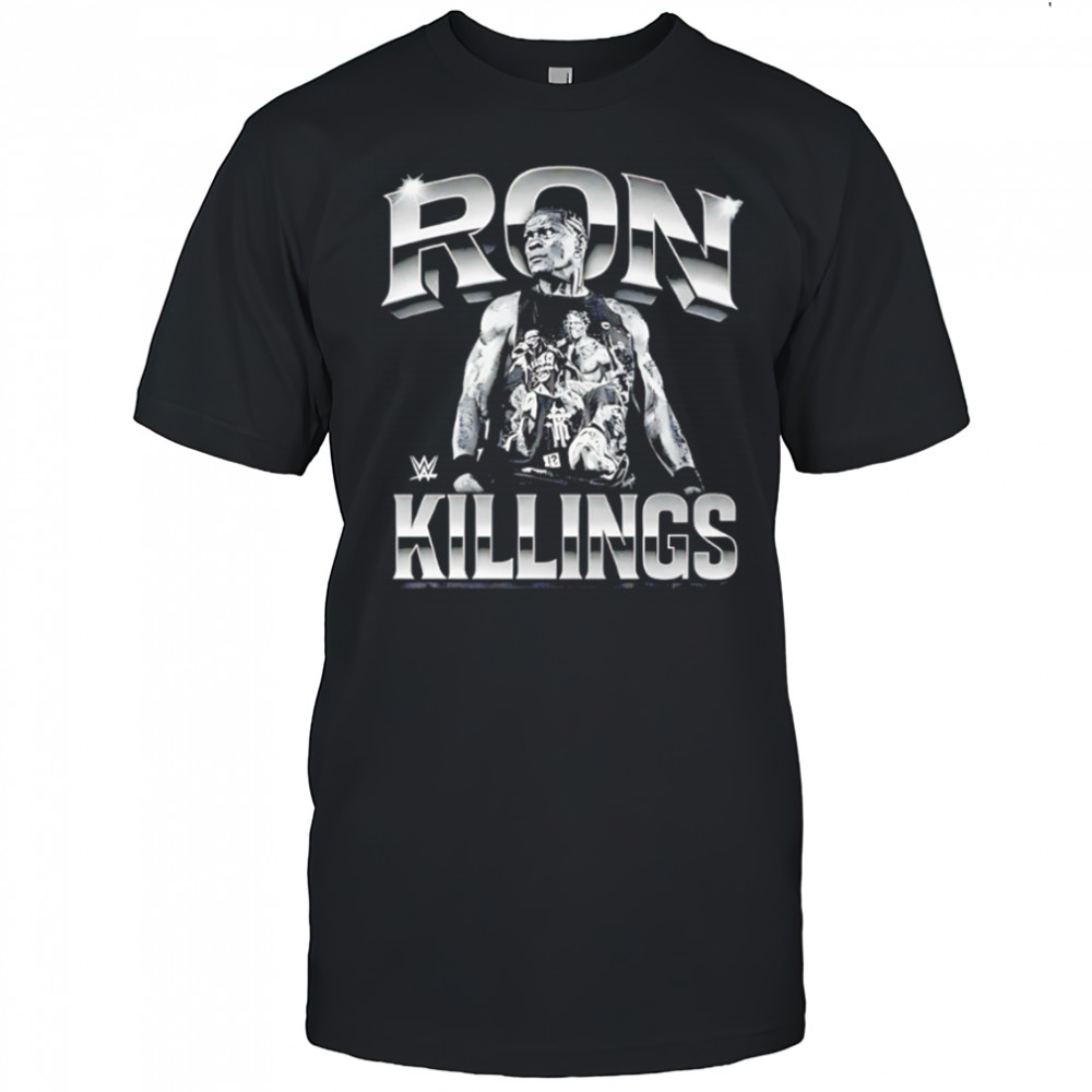 WWE Ron Killings Bitmap graphic shirt