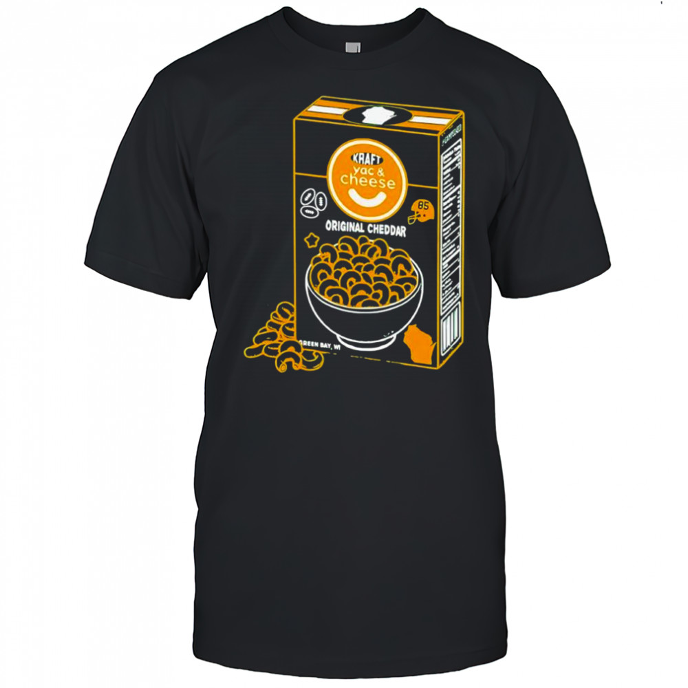 Yac and Cheese Tucker Kraft Cheeshead football shirt