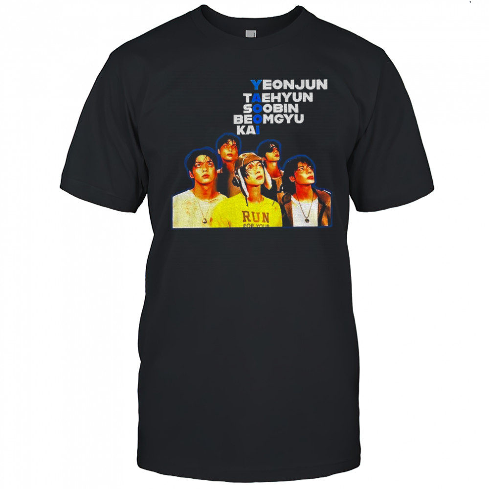 Yeonjun Taehyun Soobin Beomgyu Kai Kpop vintage shirt
