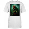 Zombie T-Rex and Cat selfie Halloween shirt