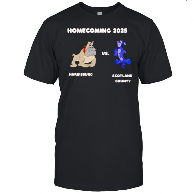 2025 Homecoming Harrisburg vs Scotland County shirt