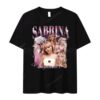 90s Sabrina Carpenter Tour 2025 Retro Pattern Graphic Shirt