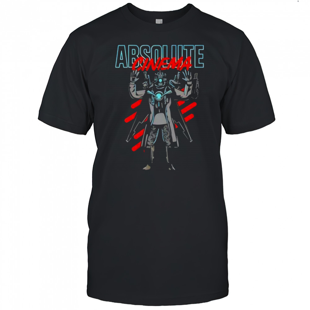 Absolute Cinema Cyberpunk Movie graphic shirt
