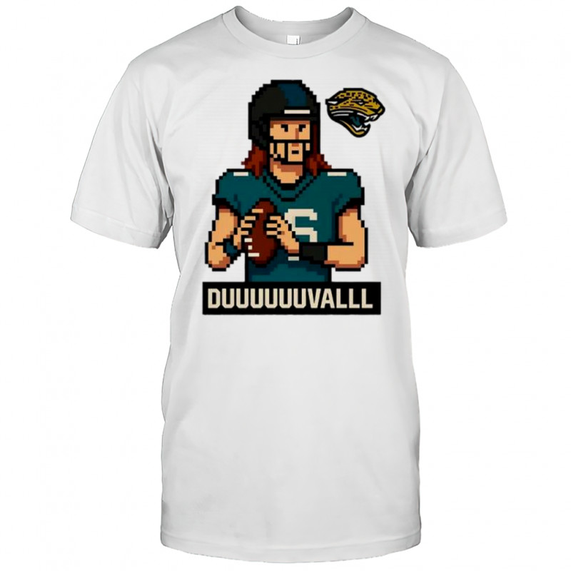 Acksonville Jaguars Duuuuuuvalll pixel art shirt