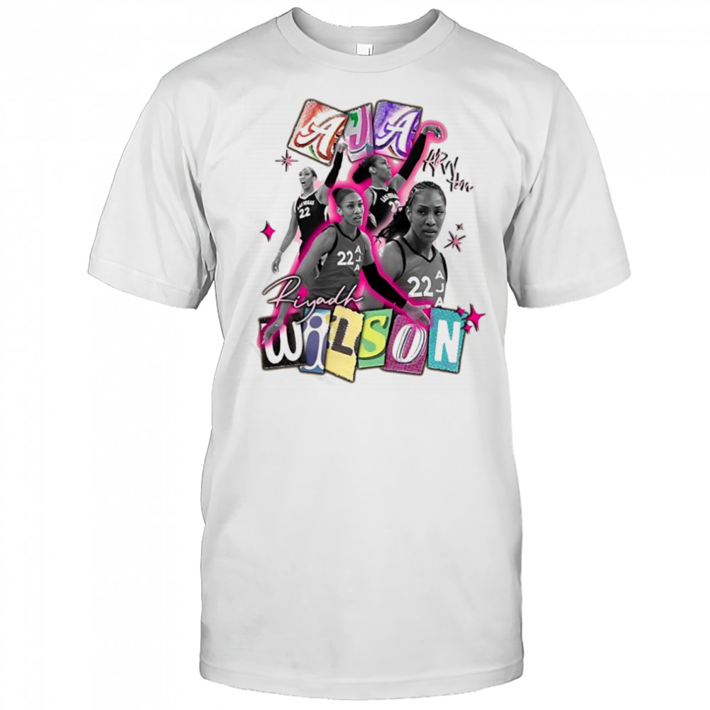 A’ja Riyadh Wilson Las Vegas Aces signature shirt
