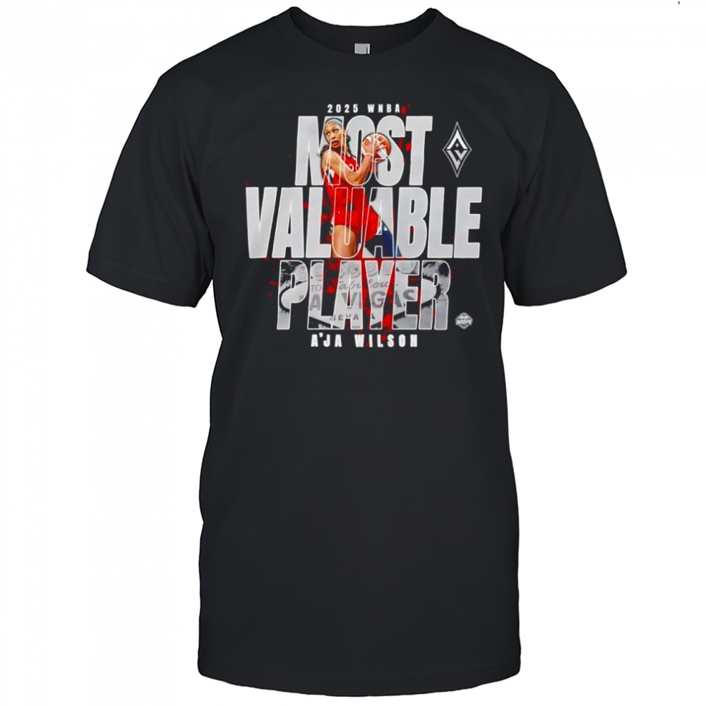 A’ja Wilson Las Vegas Aces Stadium Essentials 2025 WNBA MVP Player shirt