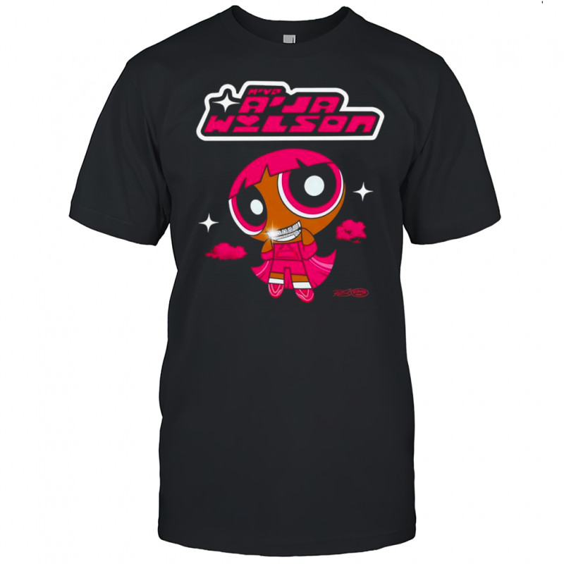 A’ja Wilson PowHERpuff Girls cartoon character twinkle shirt