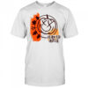 All the fall things pumpkin and maple leaves logo shirt