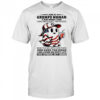 American Ghost i am a grumpy woman i am who i am i have anger issues thin patience shirt