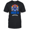 Amon Ra Egyptian god holding football sticks player number 14 shirt