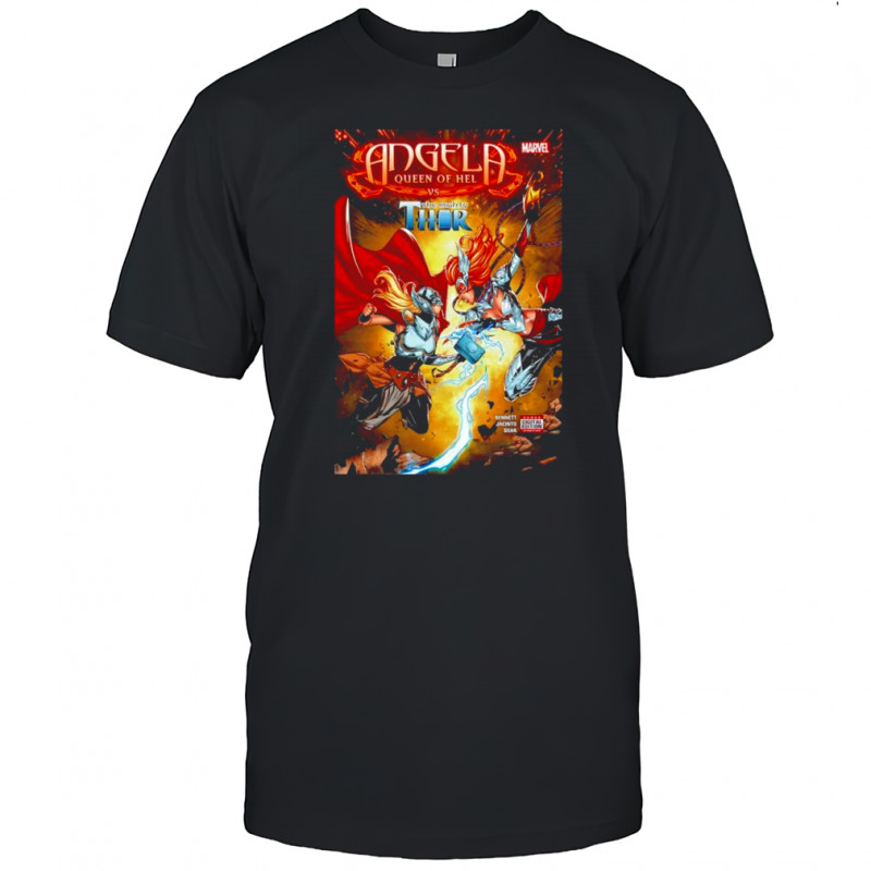 Angela Queen of Hel vs the mighty Thor Marvel Comics shirt
