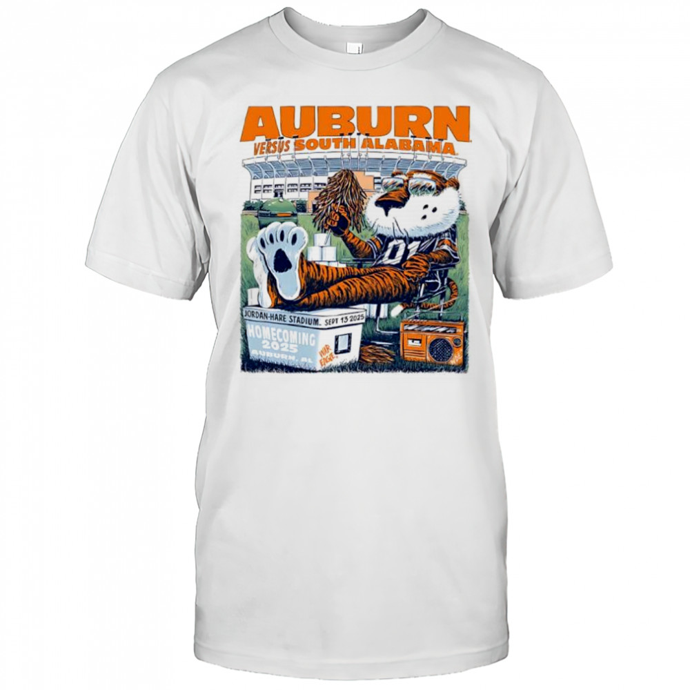 Apparel Auburn vs South Alabama Jordan Hare Stadium shirt