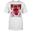 Arizona Cardinals vs New Orleans Saints NFL skeleton prophesy graphic shirt