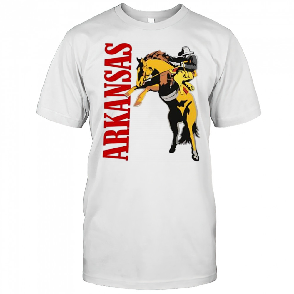 Arkansas cowboy horse shirt
