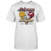 Arkansas Razorbacks vs Notre Dame Fighting Irish football helmet 2025 shirt