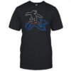 Athlete Logos Neon Surfing Polar Bear shirt