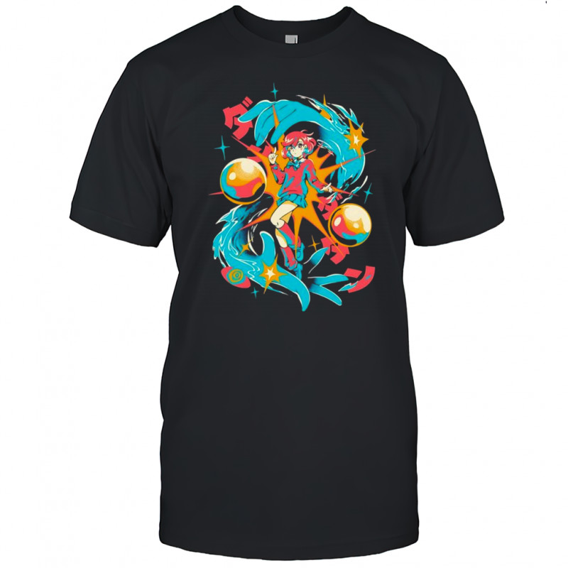 Ayase Momo DanDaDan Invisible power gold ball anime character shirt