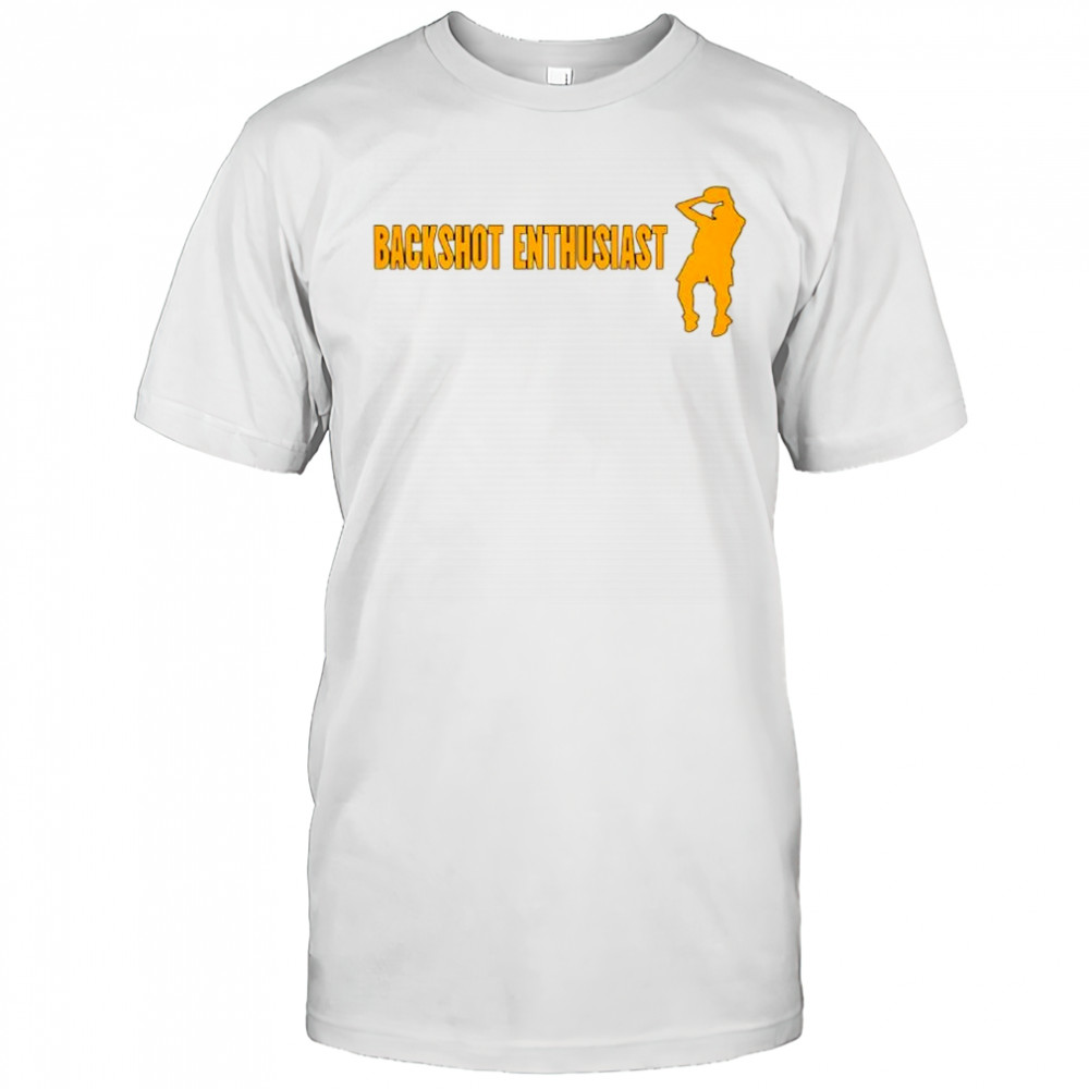 Backshot enthusiast basketball silhouette shirt