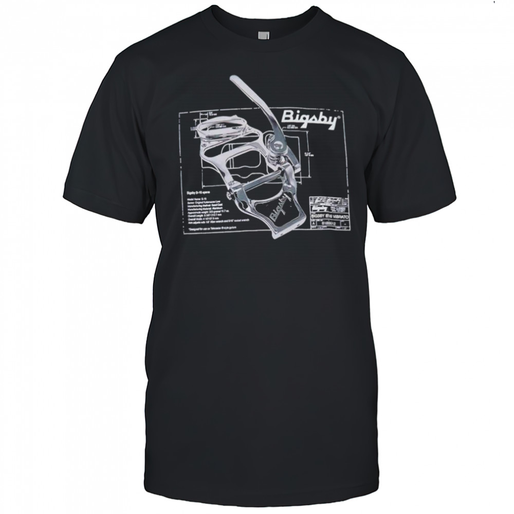 Bigsby B16 technical drawings shirt