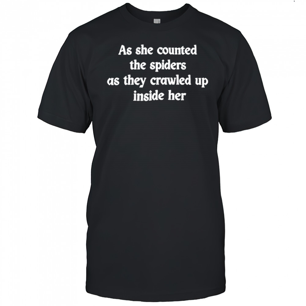 Billy Corgan As She Counted The Spiders As They Crawled Up Inside Her T-Shirt