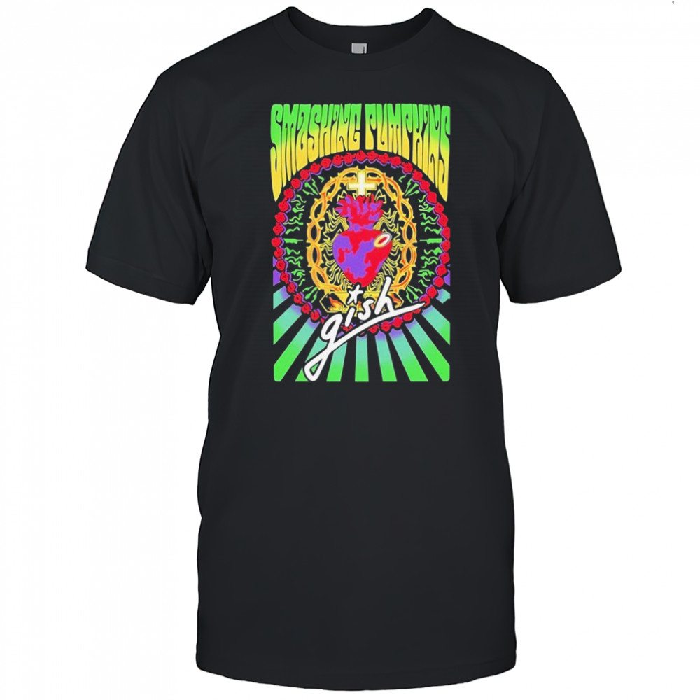 Billy Corgan Smashing Pumpkins Gish Sacred Heart T-shirt