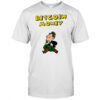 Bitcoin money office vintage funny graphic shirt