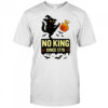 Black Cat Halloween No King Since 1776 Protest Subtle Anti-Trump shirt