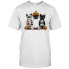 Black Cat Witch Scary Pumpkin Halloween shirt