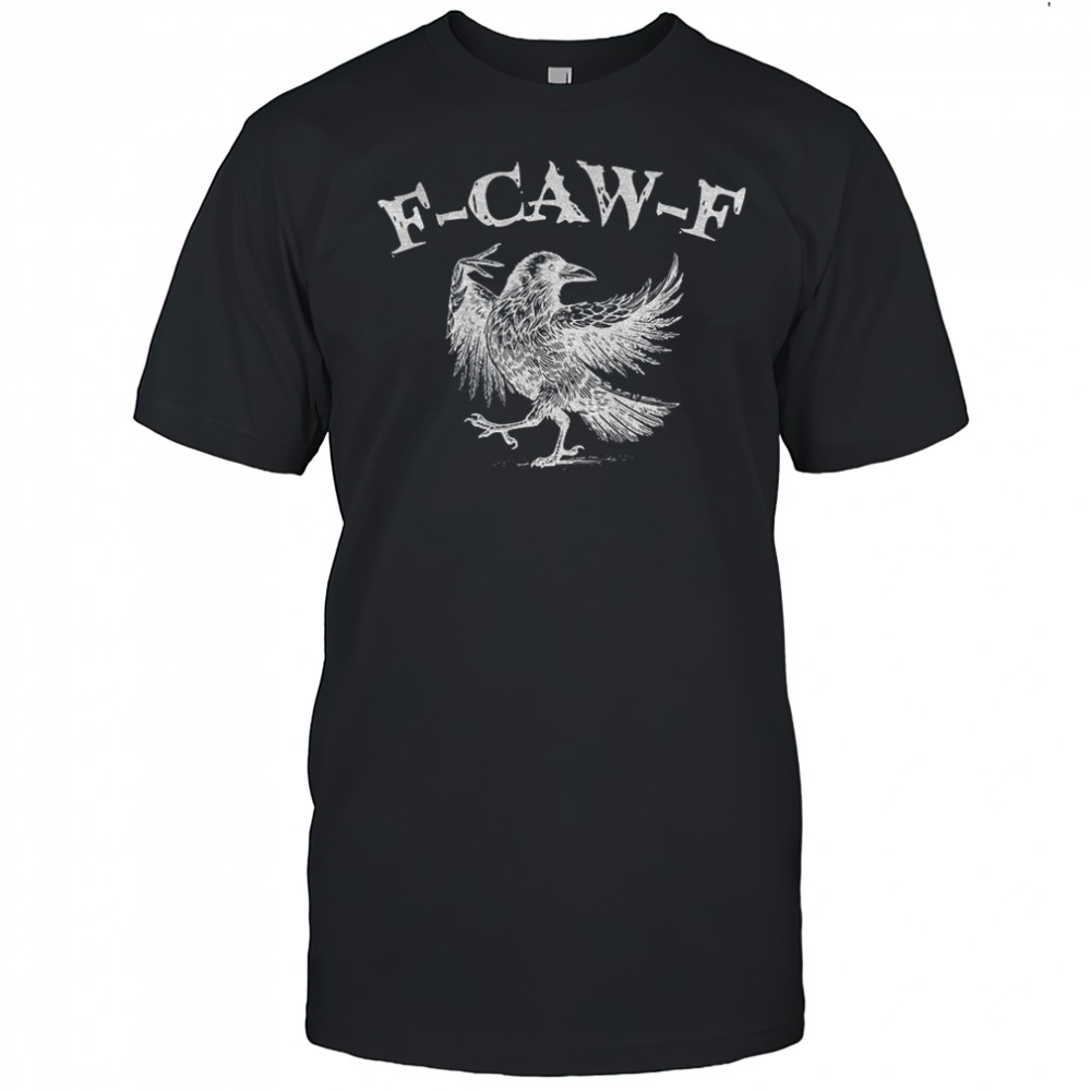 Black Crow dancing F-Caw-F raven lover gift shirt
