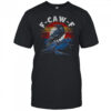 Black crow moonlit raven F-Caw-F Halloween vintage shirt