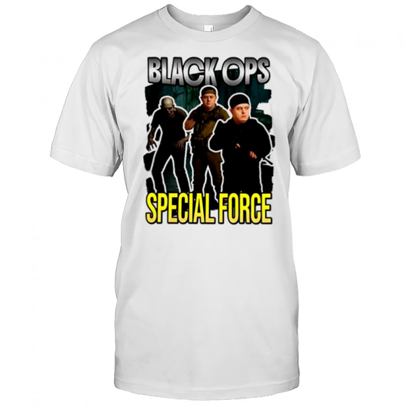 Black Ops special force Down syndrome parody shirt