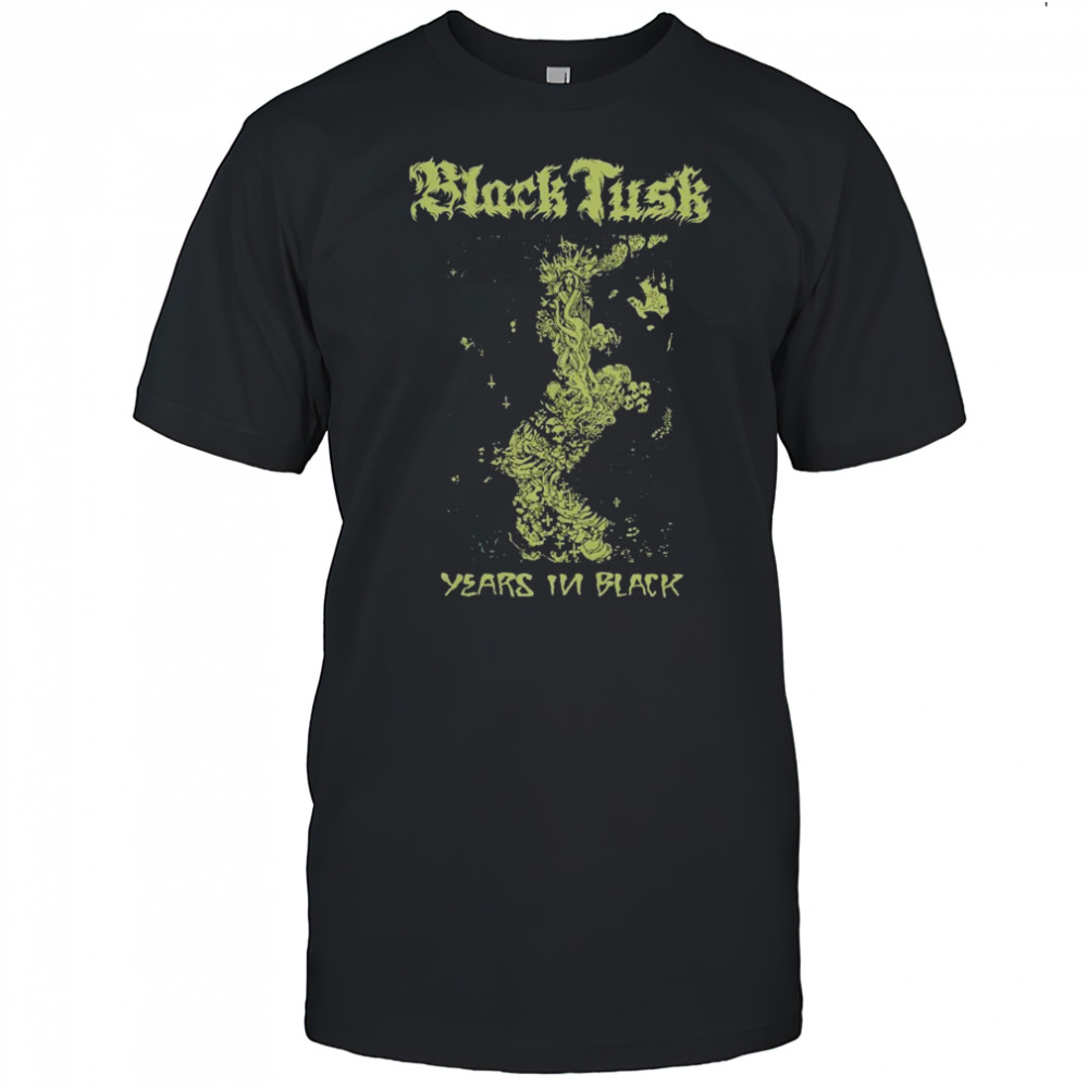 Black Tusk Years In Black T-shirt